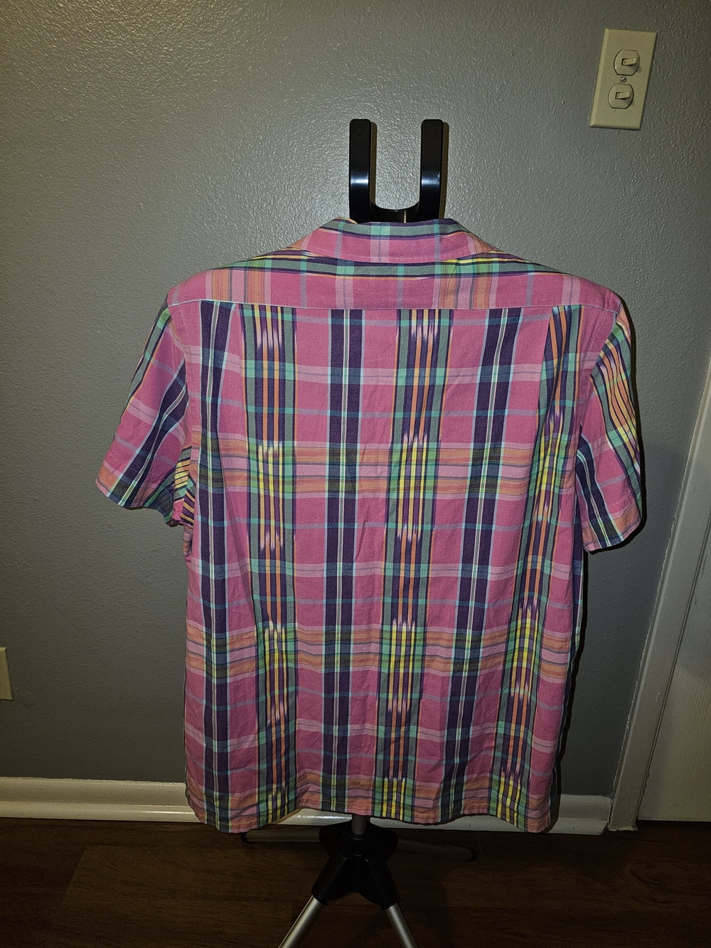 Polo by Ralph Lauren Pink Plaid Short-Sleeve Button-Down Shirt - Picture 2 of 5